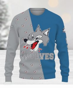 Sudbury Wolves Sports American Football Ugly Xmas Sweater Gift Holidays