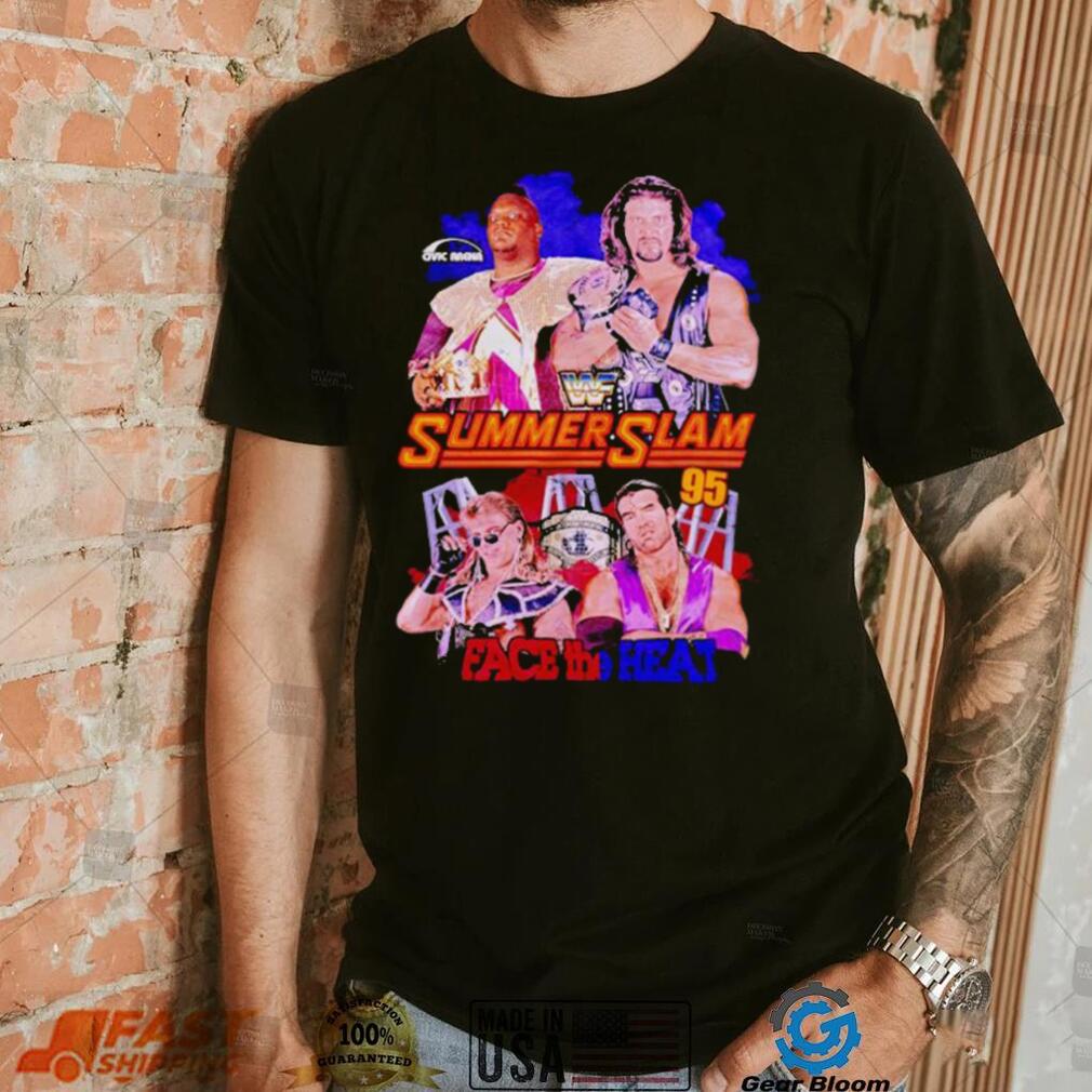 Summerslam 95 face the Heat shirt Summerslam 95 face the Heat shirt
