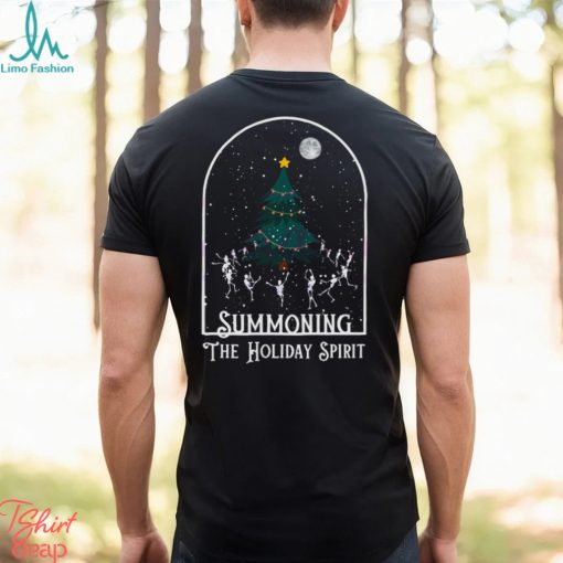 Summoning The Holiday Spirit Christmas Tree Shirt