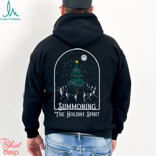 Summoning The Holiday Spirit Christmas Tree Shirt