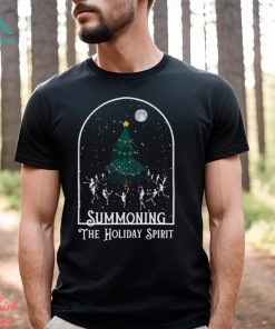 Summoning The Holiday Spirit Christmas Tree Shirt