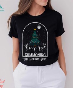 Summoning The Holiday Spirit Christmas Tree Shirt