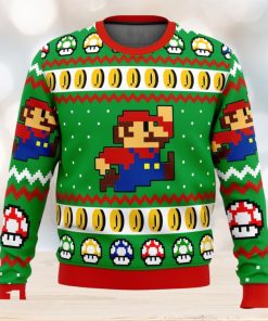 Super Mario Jump Ugly Christmas Sweater 3D All Over Printed Christmas Sweater