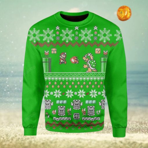 Super Mario Nintendo 1 Christmas Ugly Sweater