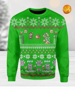 Super Mario Nintendo 1 Christmas Ugly Sweater