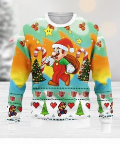 Super Mario Nintendo 4 Christmas Ugly Sweater