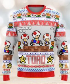 Super Mario Toad Funny Sweater, Creative Christmas Gifts for Gamers