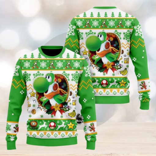 Super Mario Yoshi Christmas Sweater