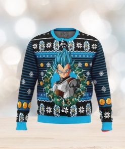 Super Saiyan Blue Vegeta Ugly Christmas Sweaters