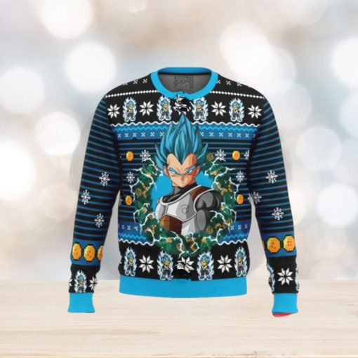 Super Saiyan Blue Vegeta Ugly Christmas Sweaters