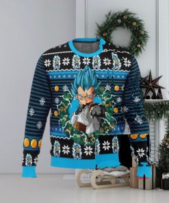 Super Saiyan Blue Vegeta Ugly Christmas Sweaters