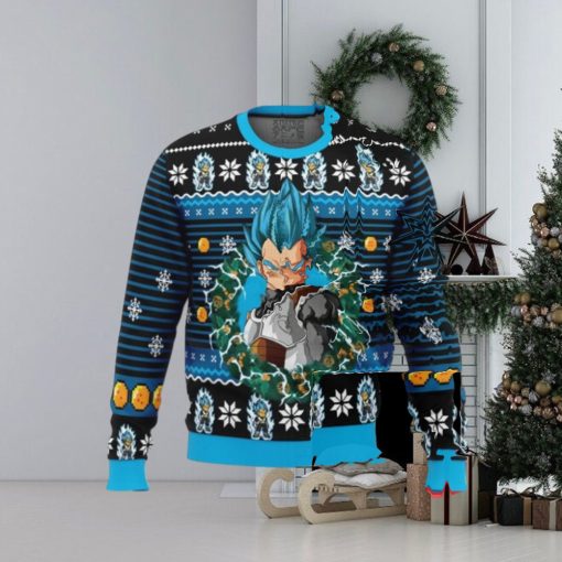 Super Saiyan Blue Vegeta Ugly Christmas Sweaters