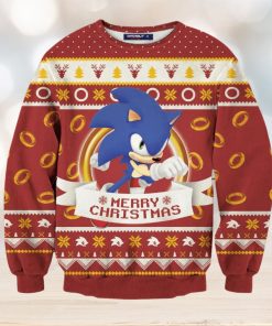 Super Sonic Ugly Christmas Sweater Perfect Holiday Gift