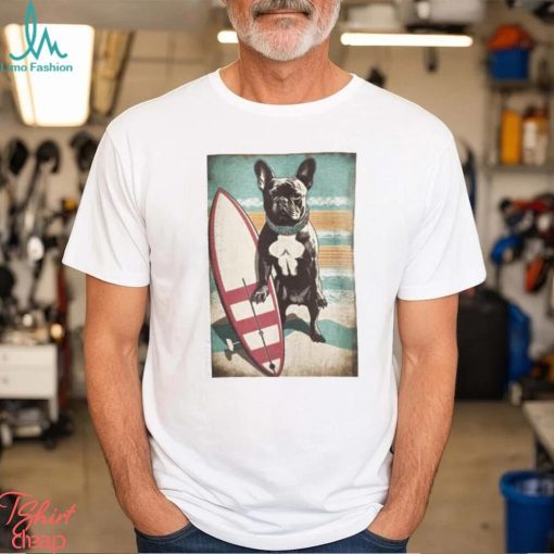 Surfing French Bulldog T Shirt Sweatshirt Hoodie