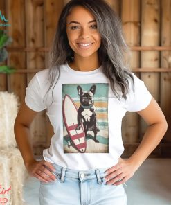 Surfing French Bulldog T Shirt Sweatshirt Hoodie