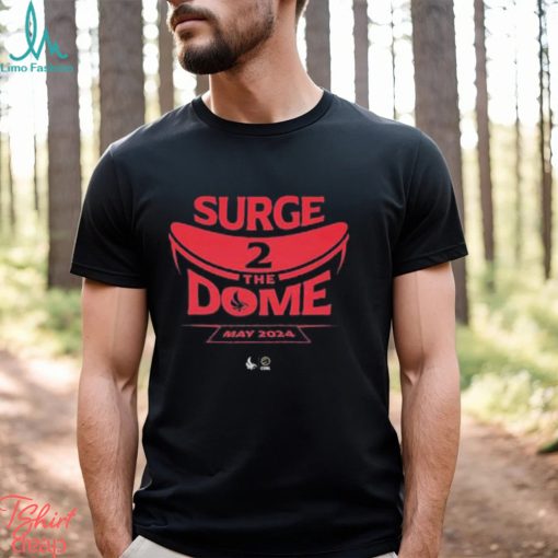 Surge 2 the dome may 2024 calgary surge x scotiabank saddledome shirt