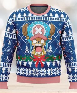 Surprised Tony Tony Chopper One Piece Ugly Christmas Sweater