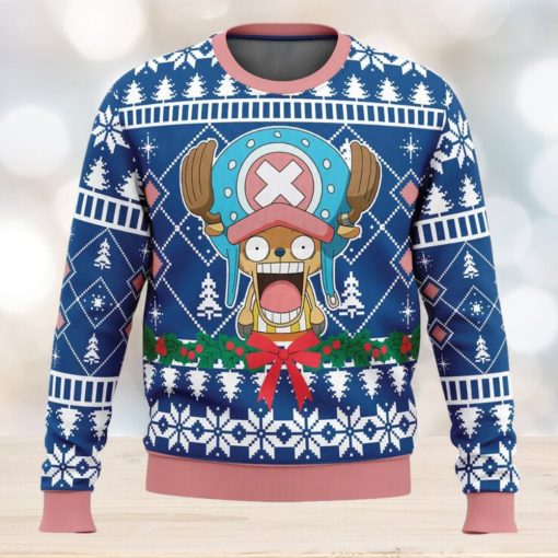 Surprised Tony Tony Chopper One Piece Ugly Christmas Sweater