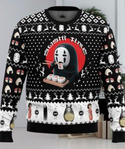 Sushi Time No Face Spirited Away Ugly Christmas Sweater