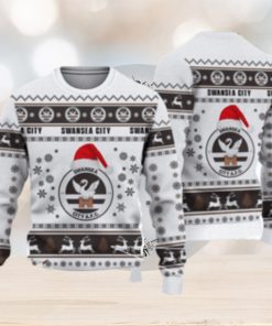 Swansea City A.F.C 3D Ugly Christmas Sweater All Over Printed Sweater Christmas Gift