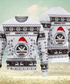 Swansea City A.F.C 3D Ugly Christmas Sweater All Over Printed Sweater Christmas Gift