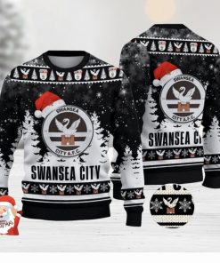 Swansea City A.F.C Ugly Christmas Sweater Holiday Gift Ideas For Men And Women