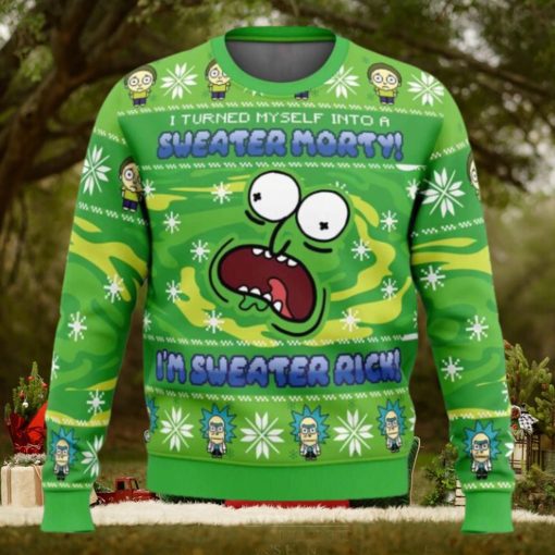 Sweater Rick Rick and Morty Ugly Christmas Sweater