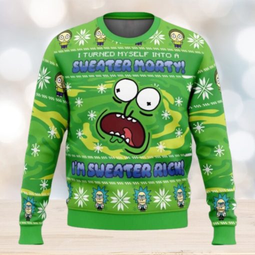 Sweater Rick Rick and Morty Ugly Christmas Sweater