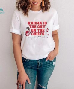 Swift Kelce Karma Is The Guy On The Chiefs Shirt