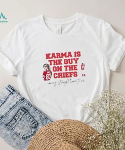 Swift Kelce Karma Is The Guy On The Chiefs Shirt
