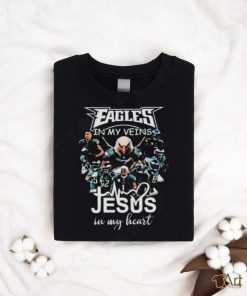 Swoop Philadelphia Eagles In My Veins Jesus In My Heart Shirt