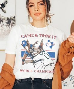 T Logo Players Name Texas Rangers World Series Champions 2023 Shirt