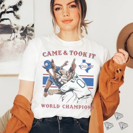 T Logo Players Name Texas Rangers World Series Champions 2023 Shirt