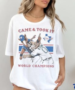 T Logo Players Name Texas Rangers World Series Champions 2023 Shirt