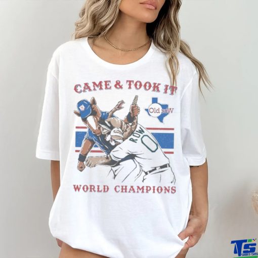 T Logo Players Name Texas Rangers World Series Champions 2023 Shirt