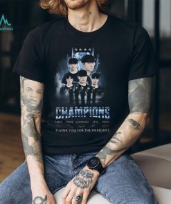 T1 Champions Faker, Oner, Gumayusi, Zeus, Keria Signature Thank You For The Memories T Shirt