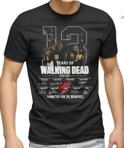 TRENDING 13 Years Of Walking Dead 2010 2023 Thank You For The Memories Unisex T shirt