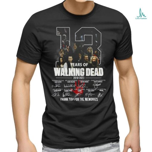 TRENDING 13 Years Of Walking Dead 2010 2023 Thank You For The Memories Unisex T shirt