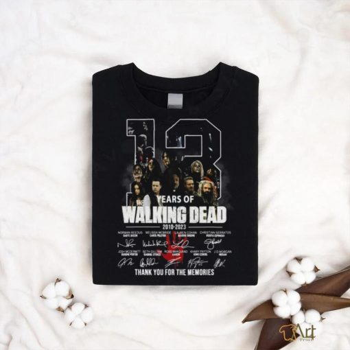 TRENDING 13 Years Of Walking Dead 2010 2023 Thank You For The Memories Unisex T shirt