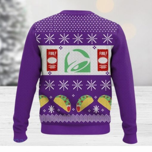 Taco Bell 3D Sweater Christmas Gift Ugly Christmas Sweater Xmas Gift Ideas