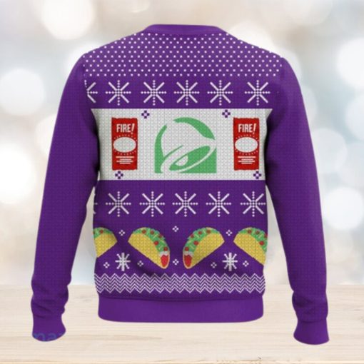 Taco Bell 3D Sweater Christmas Gift Ugly Christmas Sweater Xmas Gift Ideas