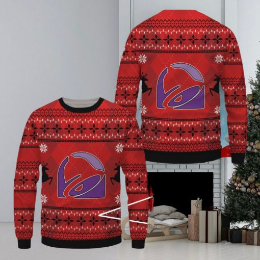 Taco Bell Ugly Christmas Sweater, Xmas Gift Ideas For Fans