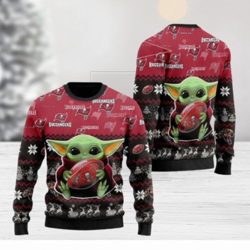 Tampa Bay Buccaneers Baby Yoda Ugly Christmas Sweaters