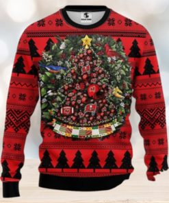 Tampa Bay Buccaneers Christmas Tree 3D Printed Christmas Sweatshirt