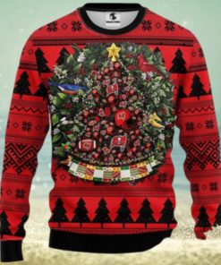 Tampa Bay Buccaneers Christmas Tree 3D Printed Christmas Sweatshirt