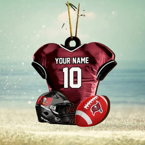 Tampa Bay Buccaneers NFL Sport Ornament Custom Name And Number