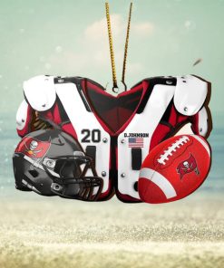 Tampa Bay Buccaneers NFL Sport Ornament Custom Your Name And Number