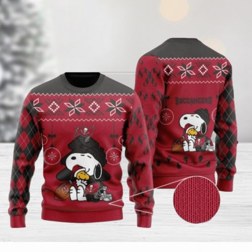 Tampa Bay Buccaneers Snoopy Ugly Christmas Sweaters