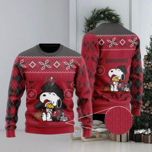 Tampa Bay Buccaneers Snoopy Ugly Christmas Sweaters