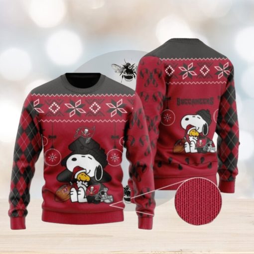 Tampa Bay Buccaneers Snoopy Ugly Christmas Sweaters